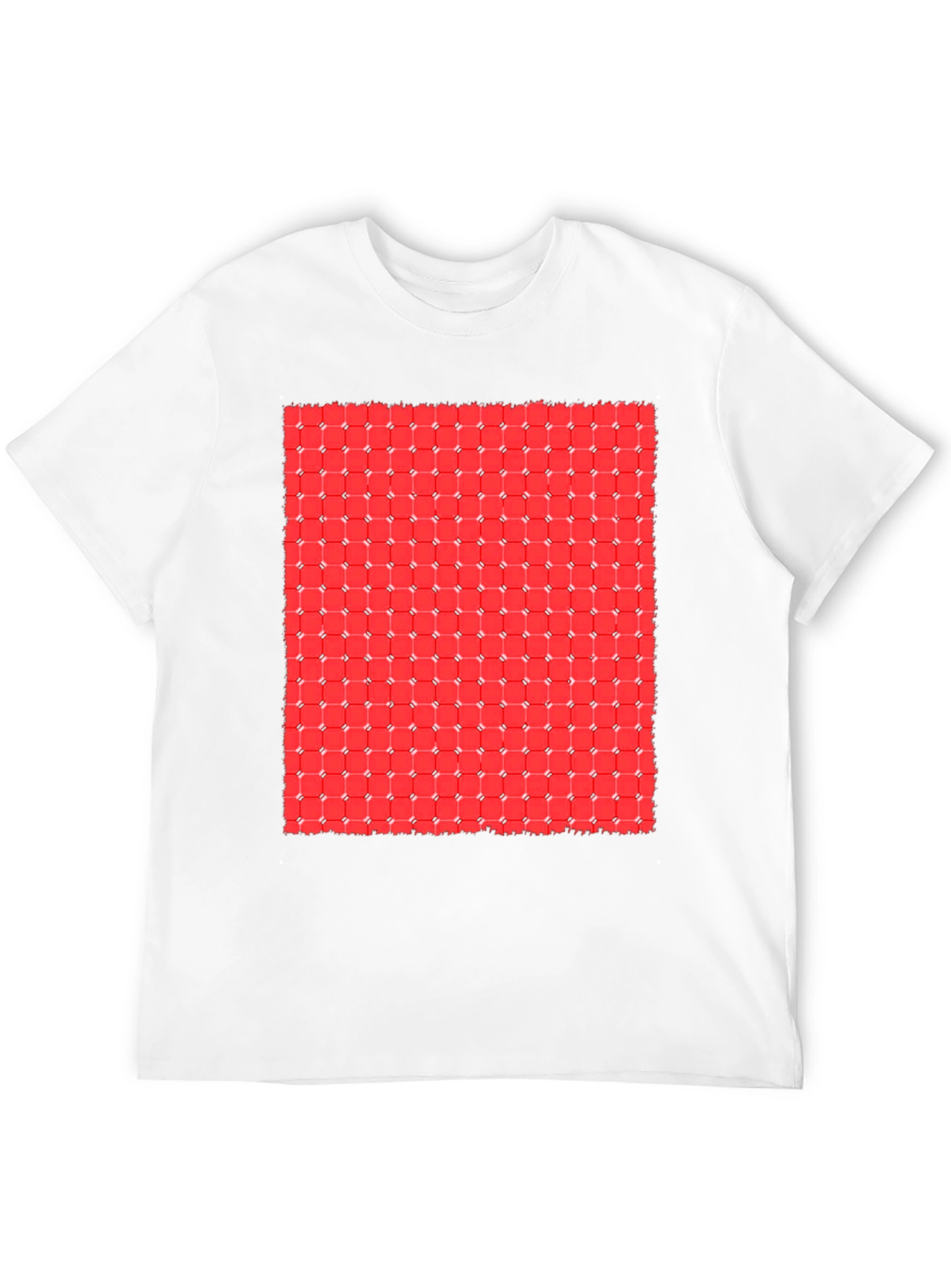 Illusion Grid Tee - Mind-Bending Design