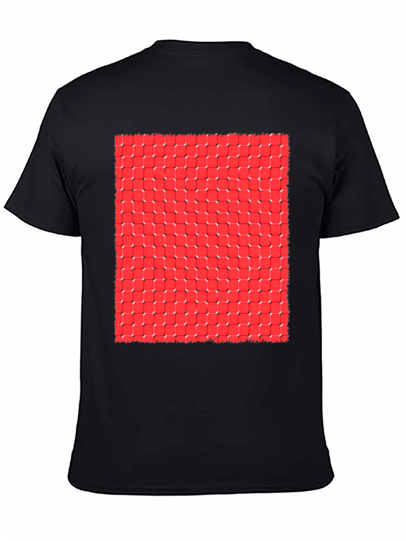 Illusion Grid Tee - Mind-Bending Design