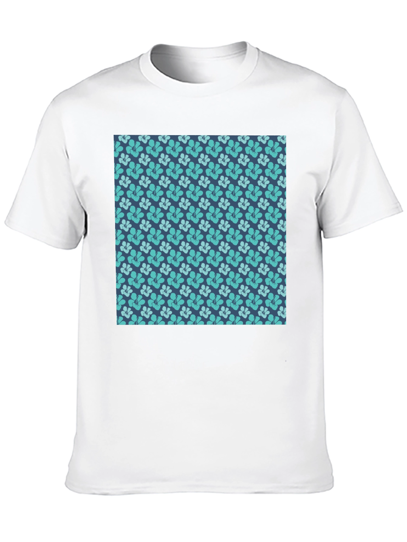 Floral Pattern T-Shirt - Casual Comfort