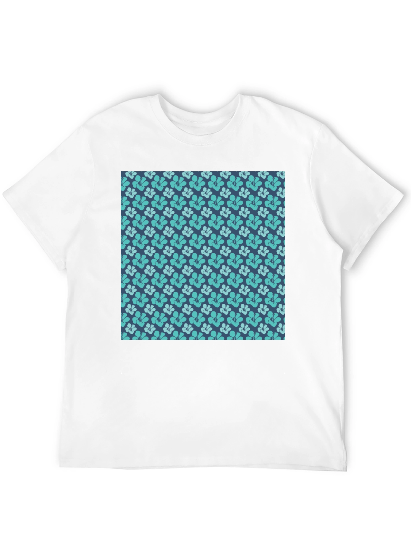 Floral Pattern T-Shirt - Casual Comfort