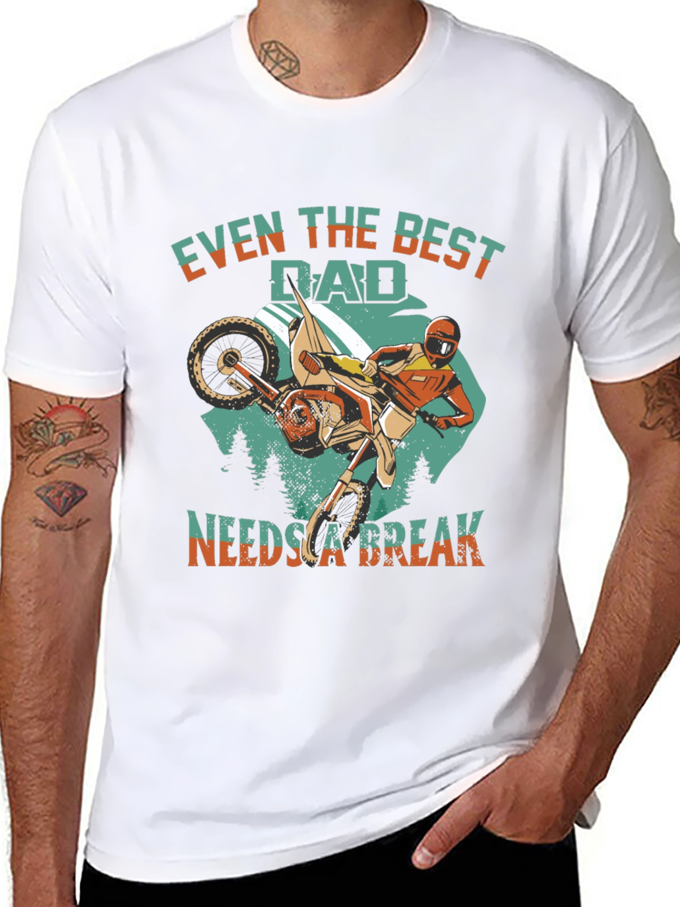 Best Dad Needs a Break T-Shirt