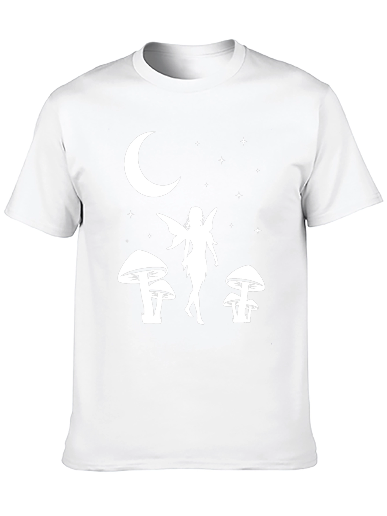 Fairy Moon T-Shirt - Whimsical Black Tee