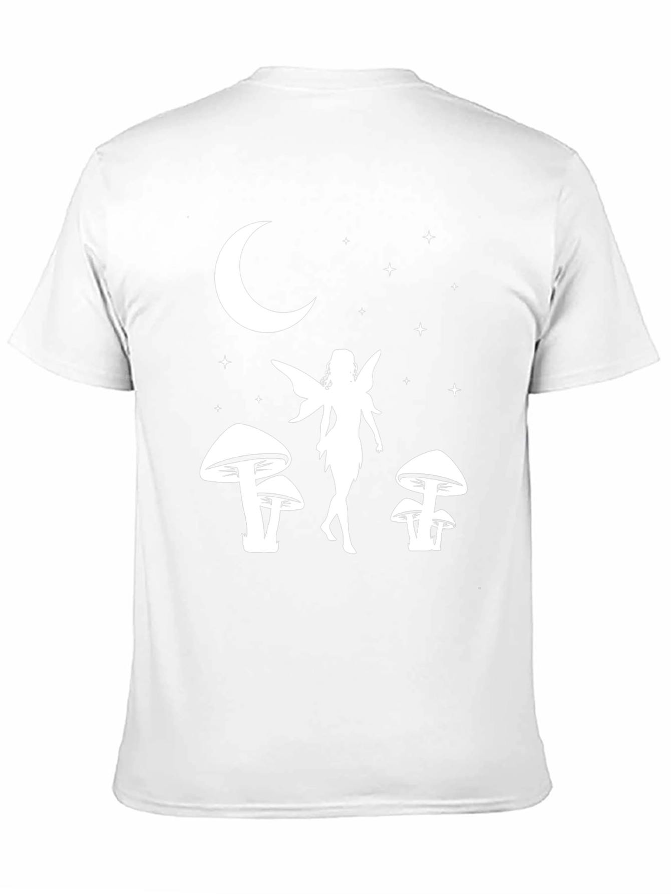 Fairy Moon T-Shirt - Whimsical Black Tee
