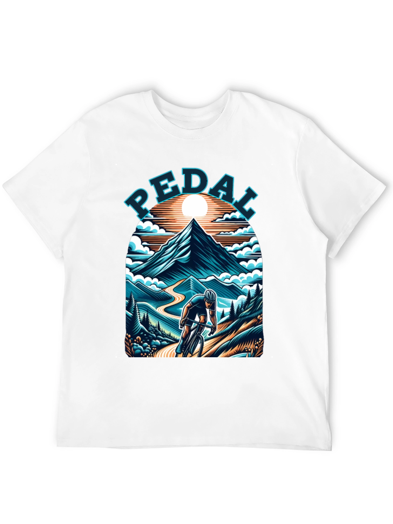 Pedal Mountain Biking T-Shirt
