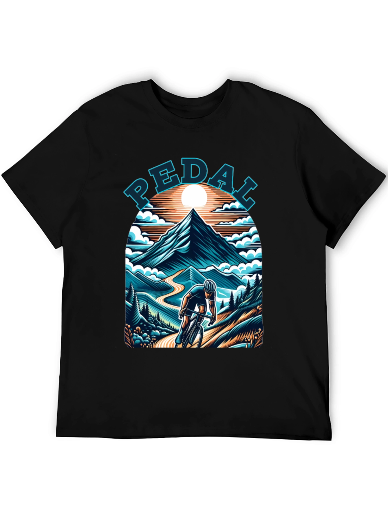 Pedal Mountain Biking T-Shirt