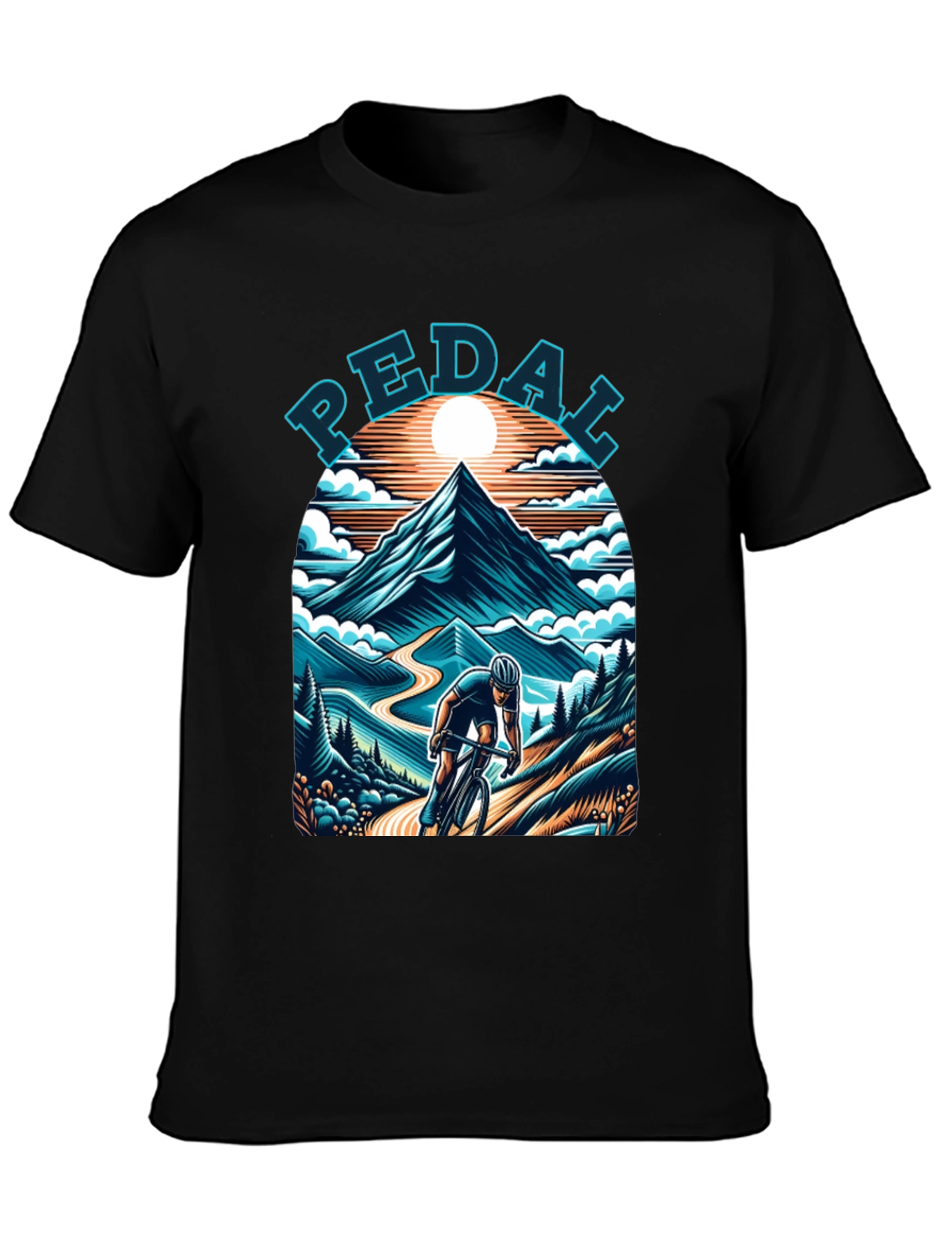 Pedal Mountain Biking T-Shirt
