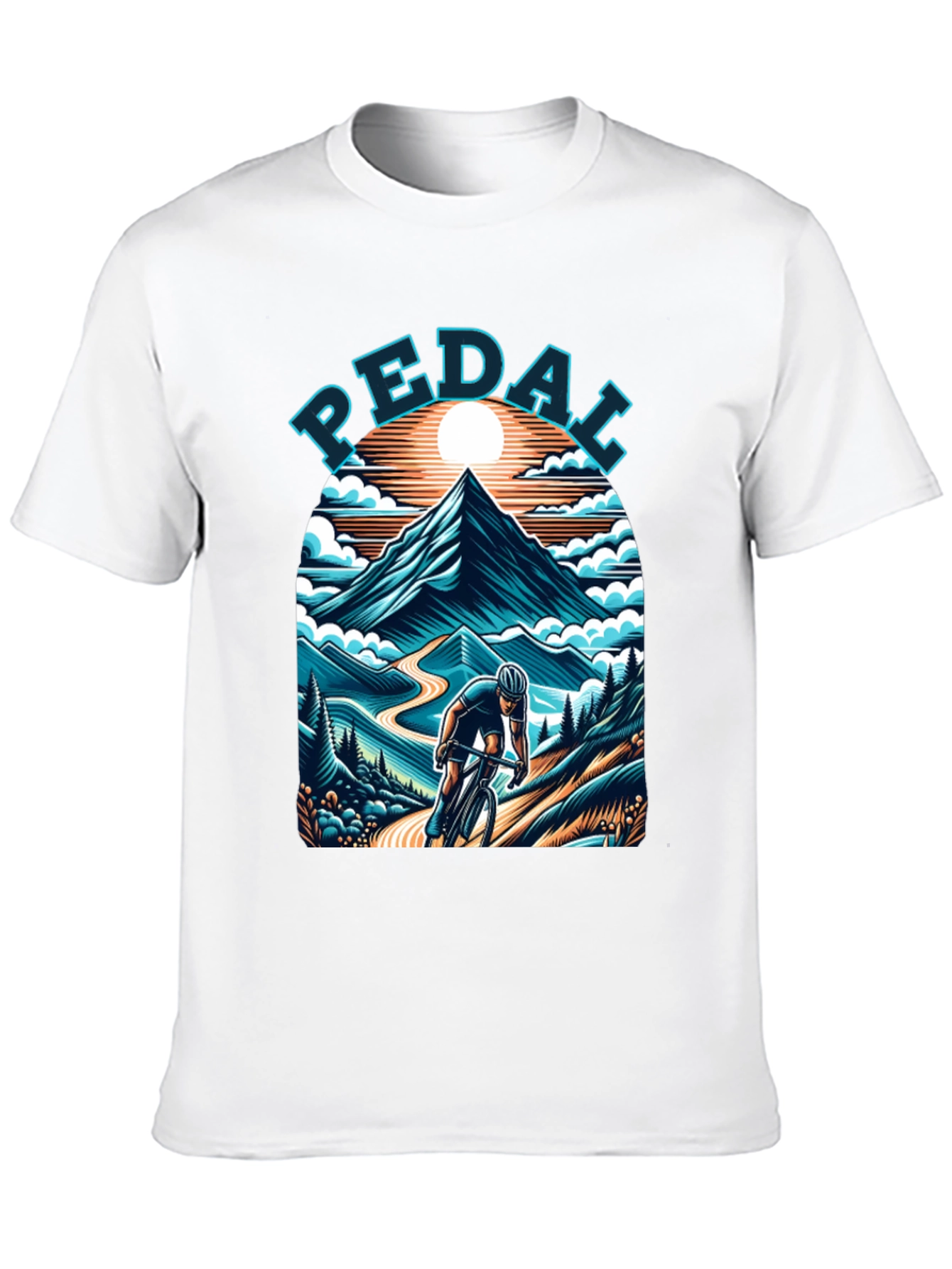 Pedal Mountain Biking T-Shirt