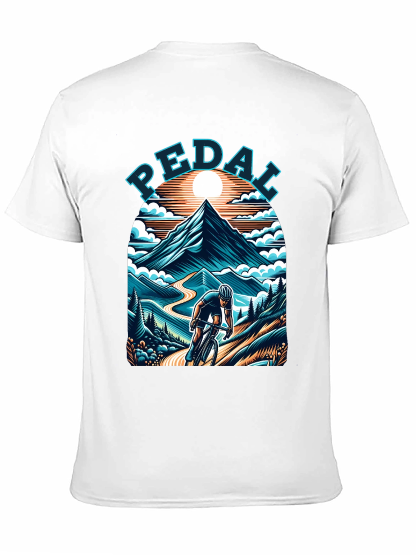 Pedal Mountain Biking T-Shirt