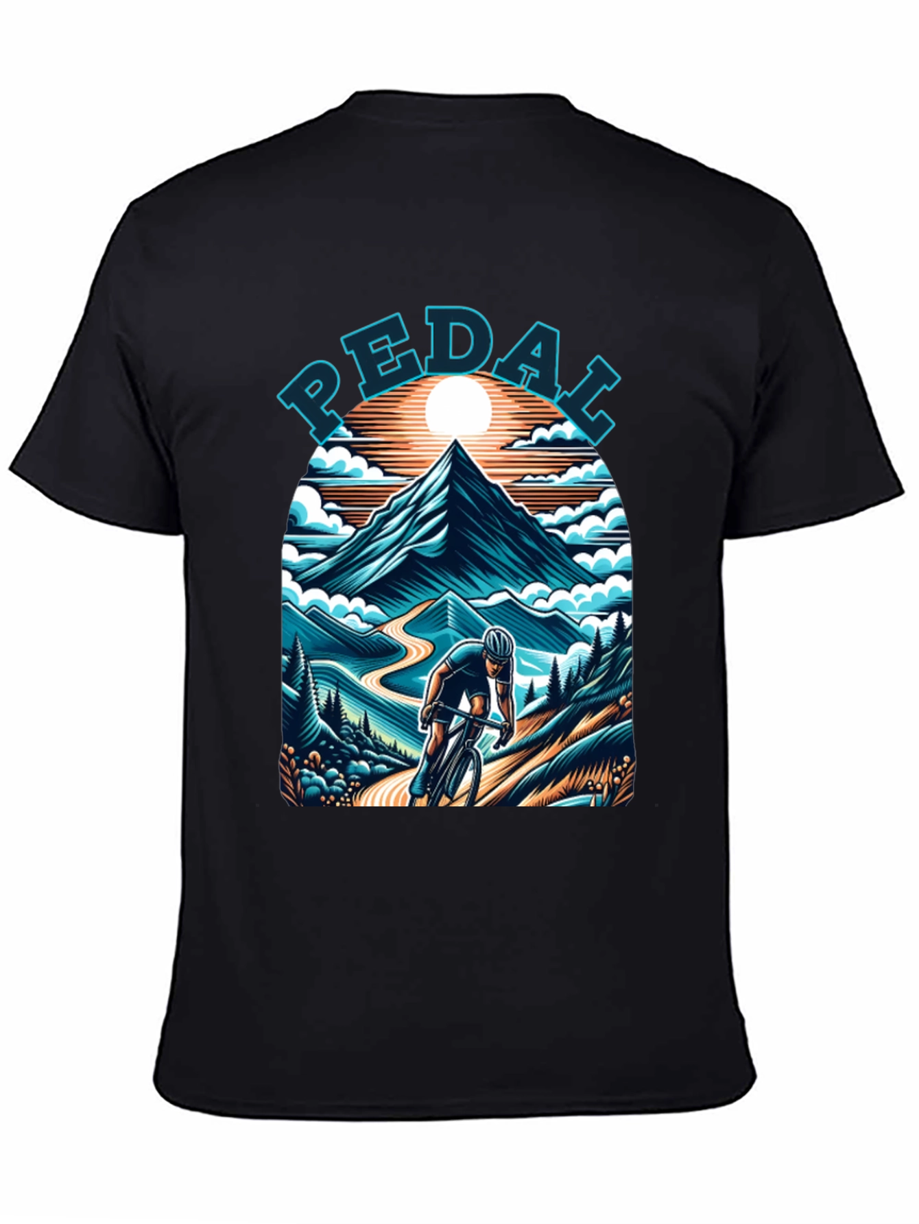 Pedal Mountain Biking T-Shirt