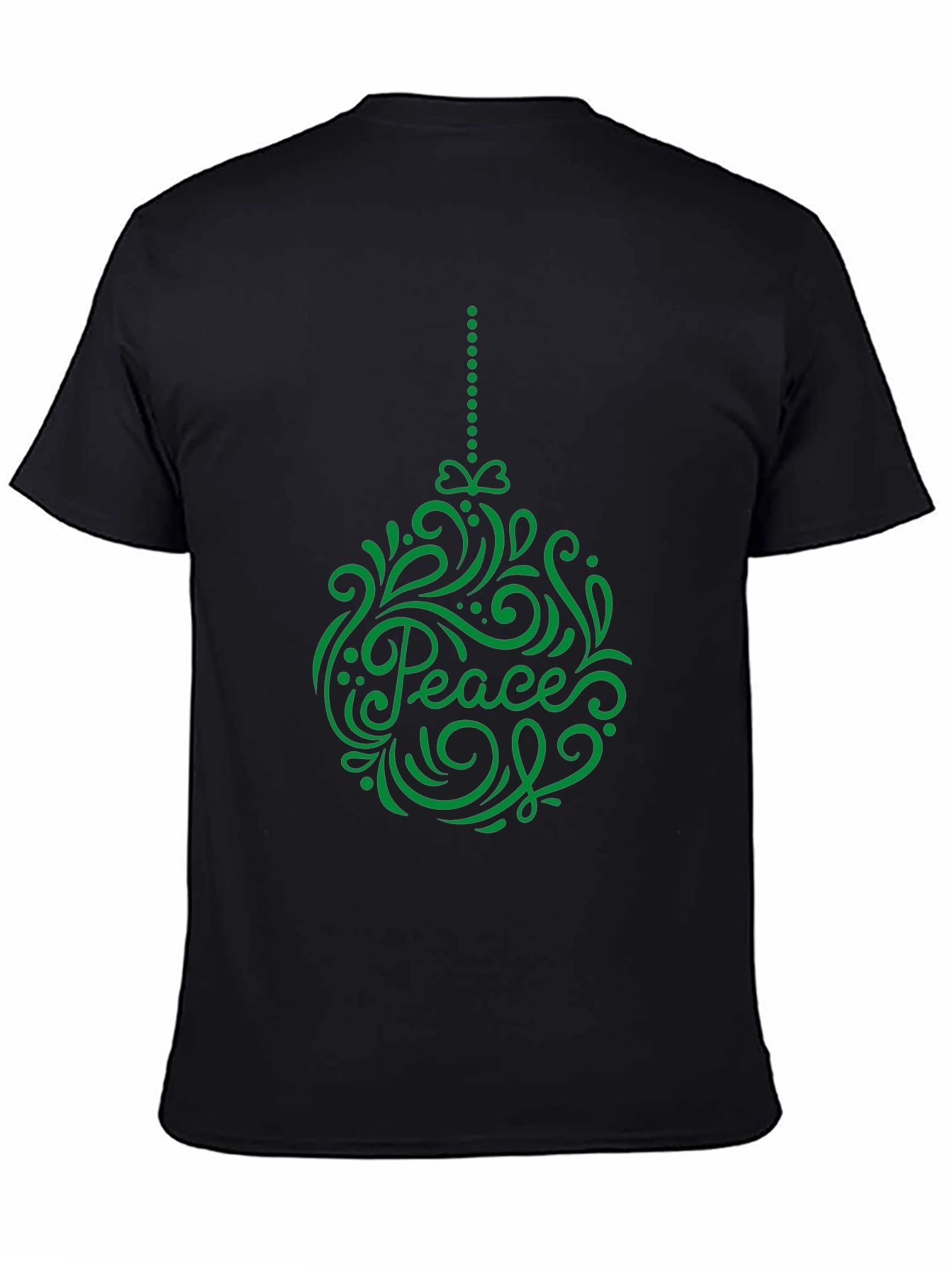 Peace Ornament Graphic Tee - Holiday Cheer T-Shirt