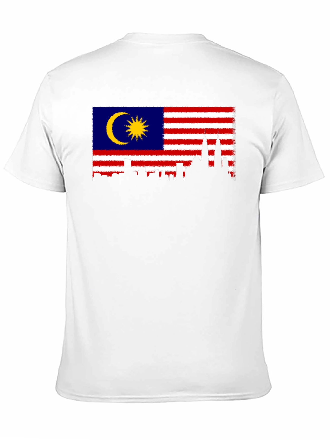 Malaysia Flag Skyline Graphic T-Shirt