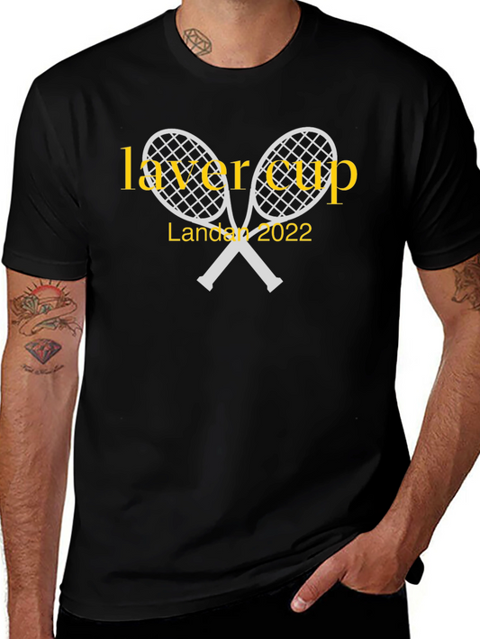 Laver Cup London 2022 Black T-Shirt