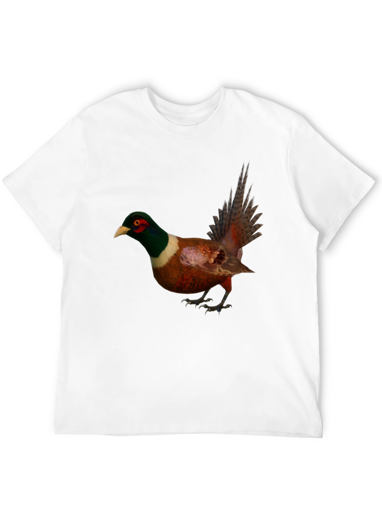 Pheasant Graphic Tee - Wildlife Bird Shirt