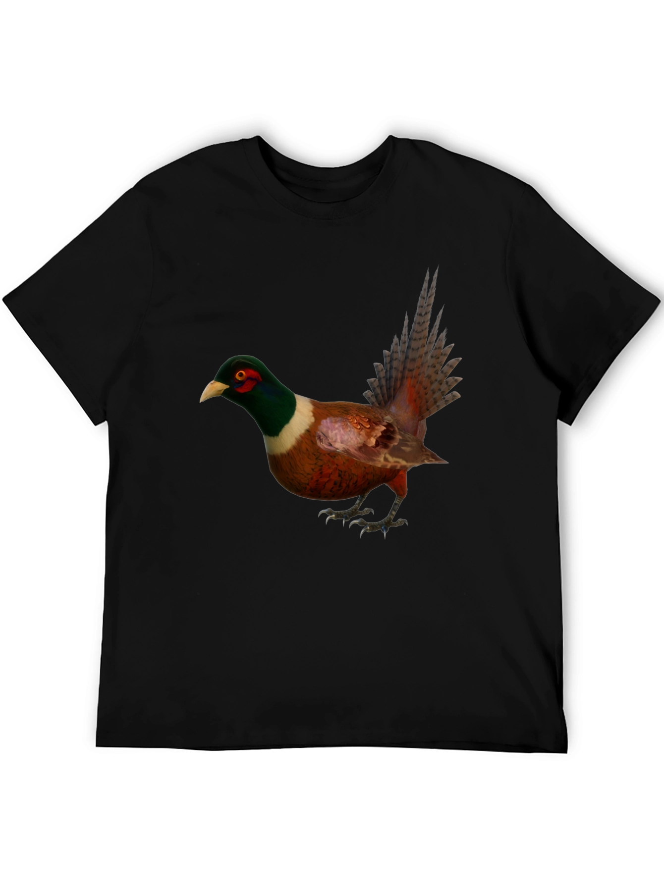 Pheasant Graphic Tee - Wildlife Bird Shirt