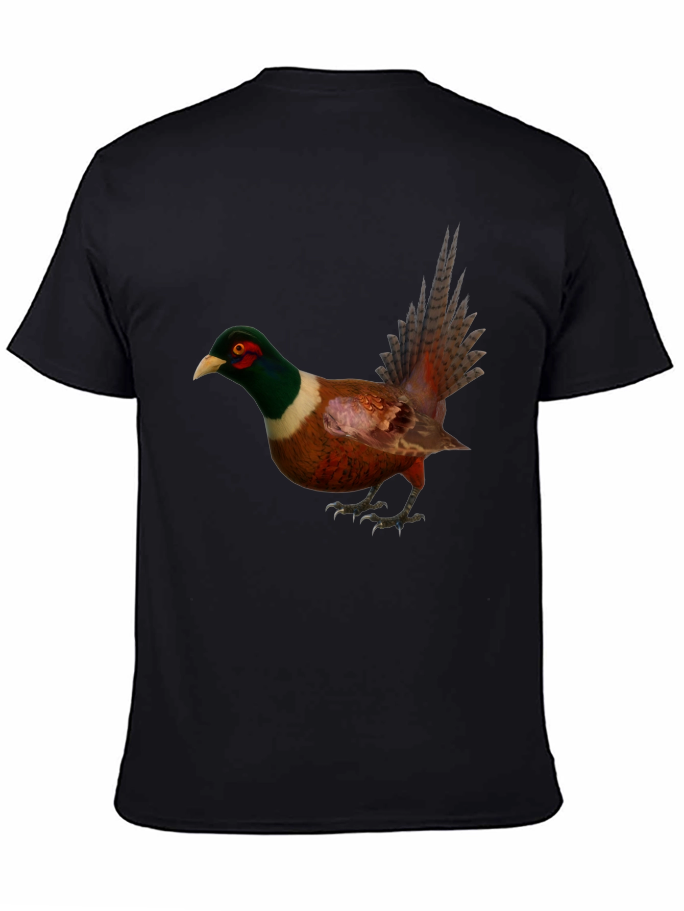 Pheasant Graphic Tee - Wildlife Bird Shirt