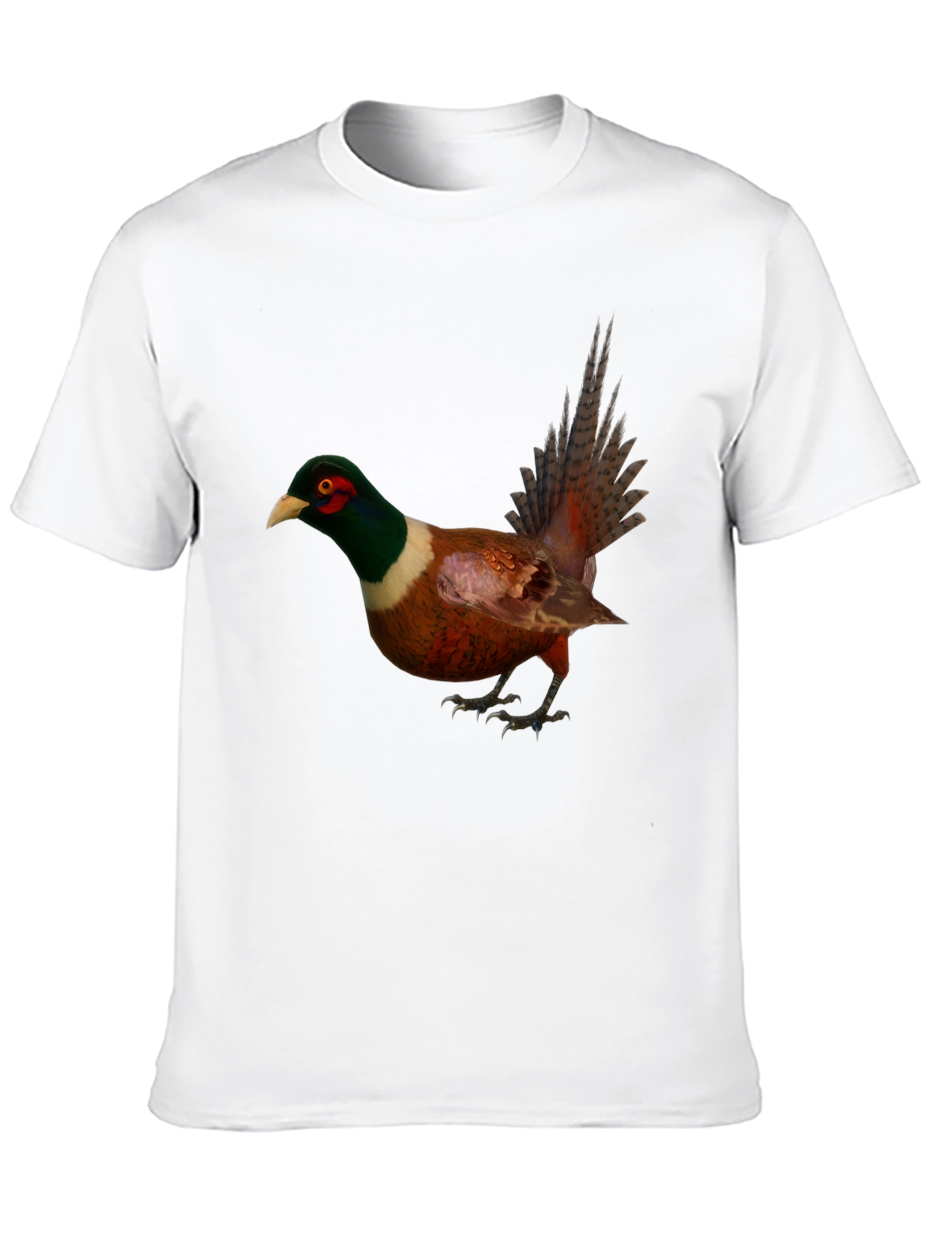 Pheasant Graphic Tee - Wildlife Bird Shirt