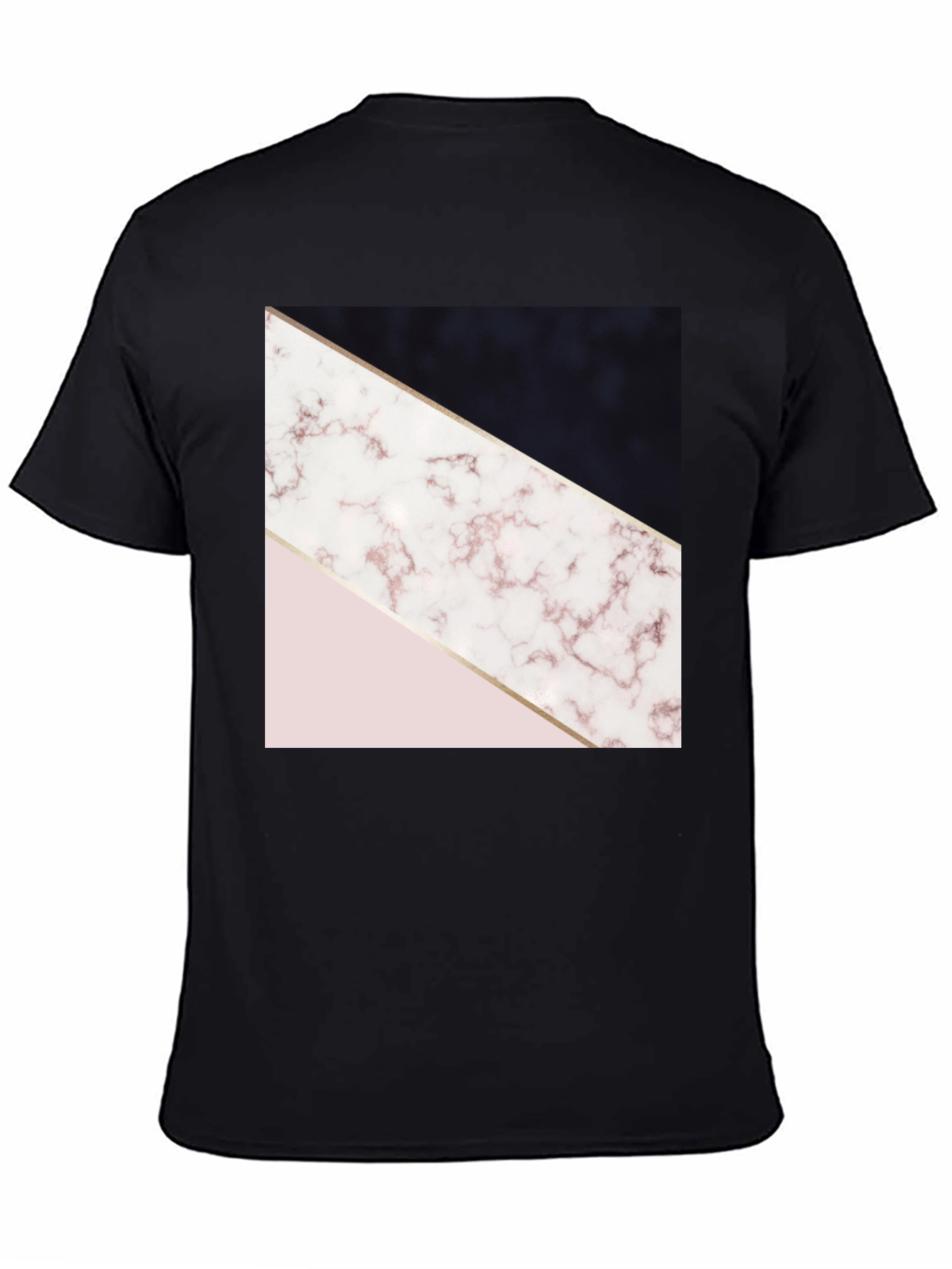 Geometric Marble Print Tee