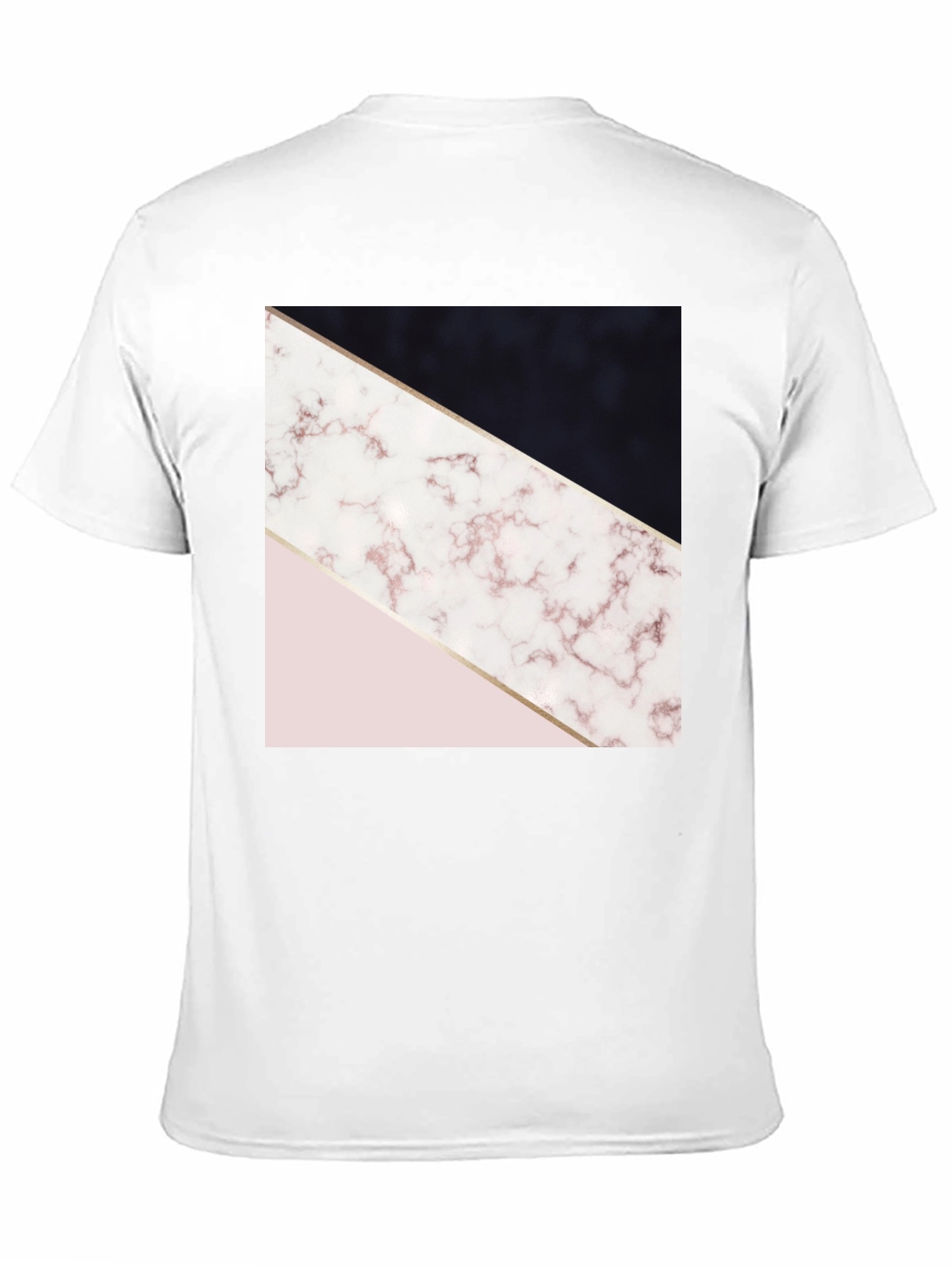 Geometric Marble Print Tee