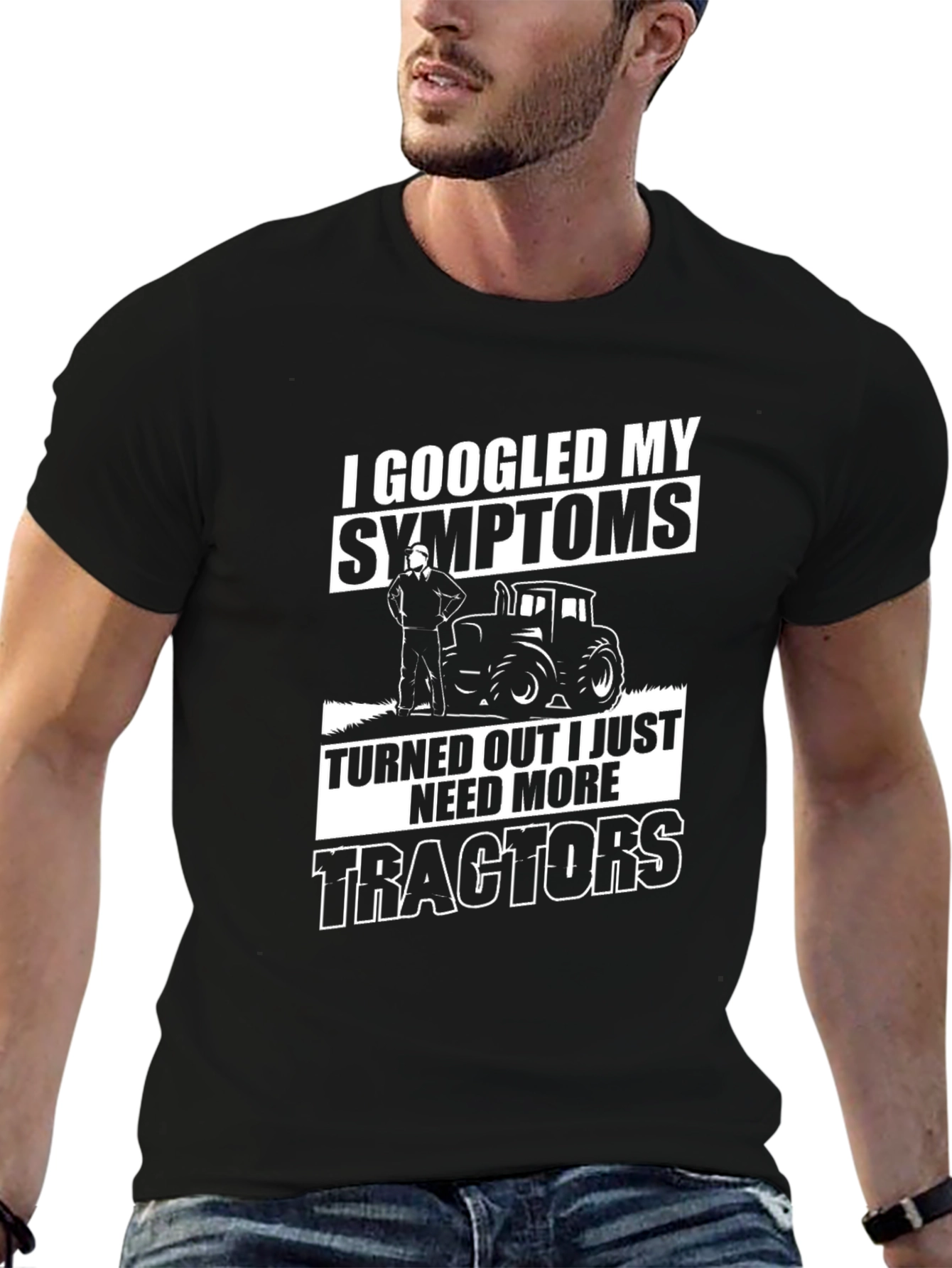 I Googled My Symptoms Tractor T-Shirt