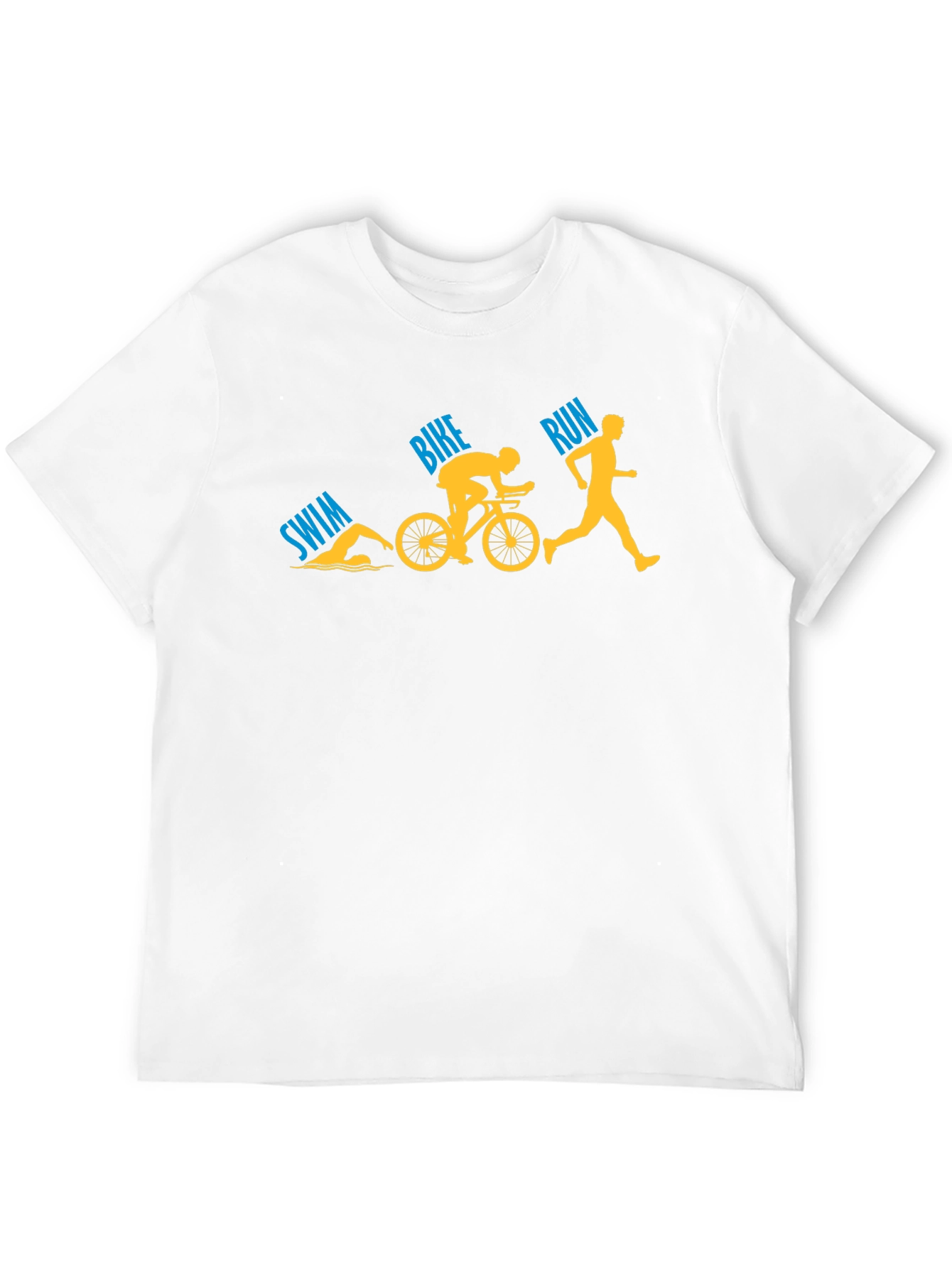 Triathlon Sport T-Shirt - Swim Bike Run