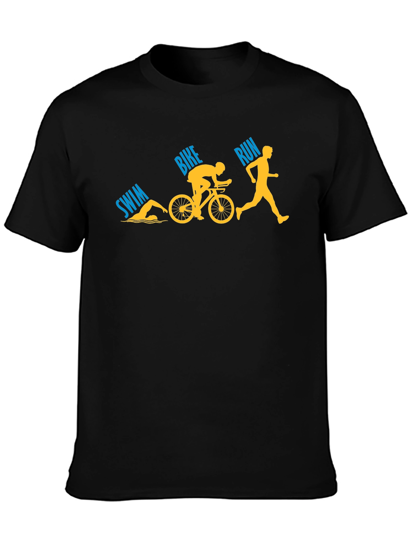 Triathlon Sport T-Shirt - Swim Bike Run