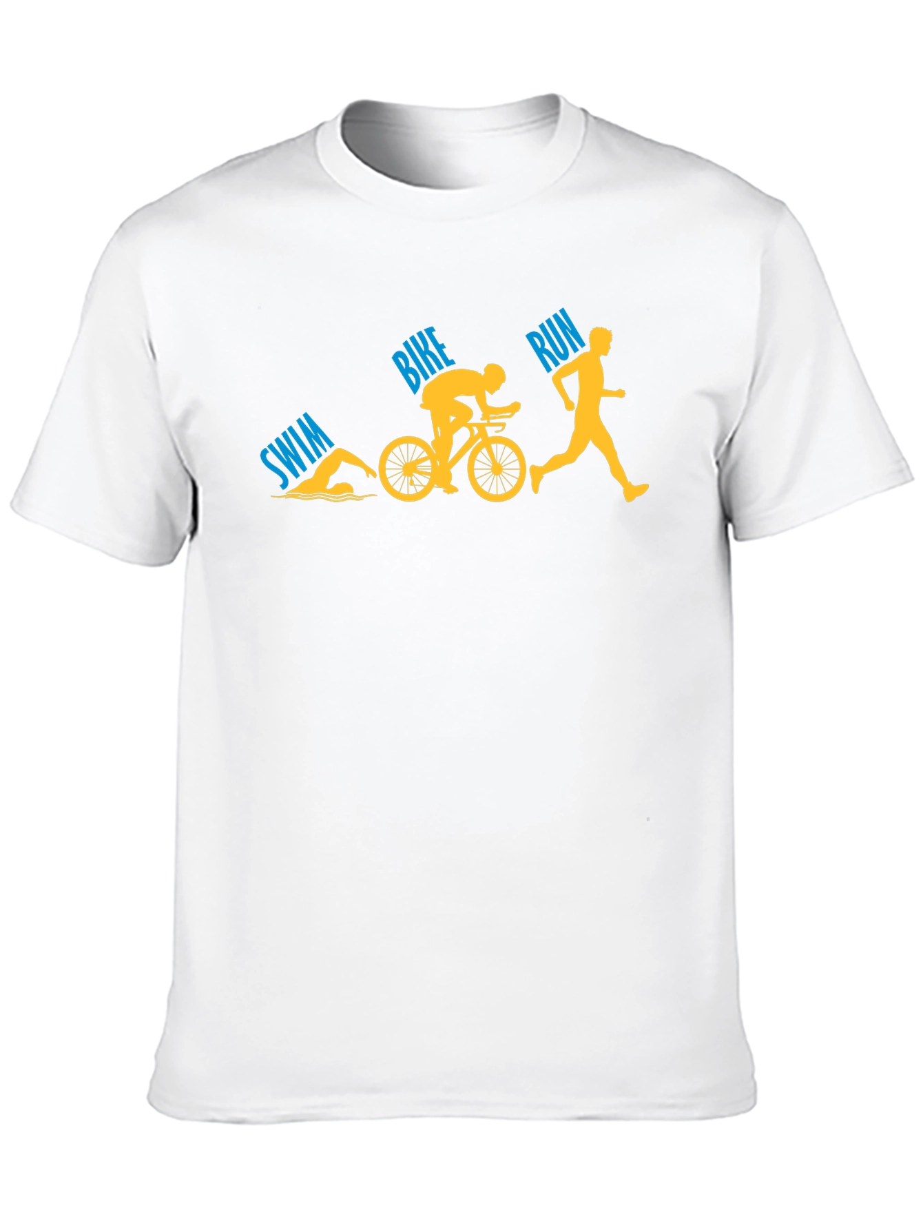 Triathlon Sport T-Shirt - Swim Bike Run