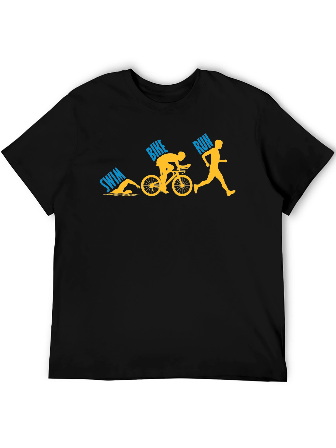 Triathlon Sport T-Shirt - Swim Bike Run