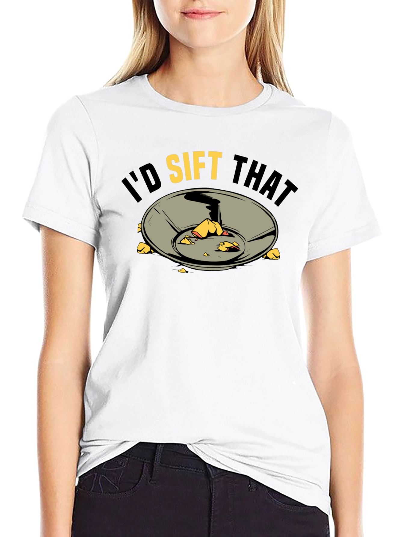 Id Sift That T-Shirt Gold Panning Prospecting Tee