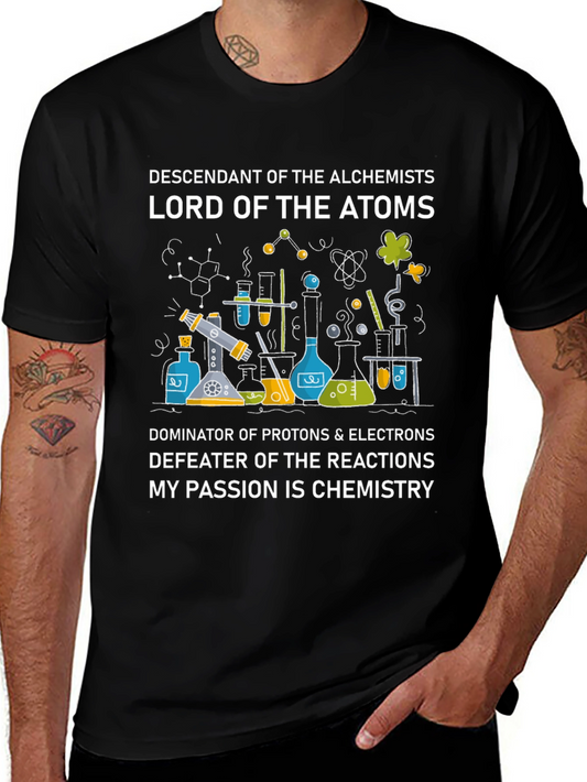 Chemistry T-Shirt - Alchemist Lord of the Atoms Tee