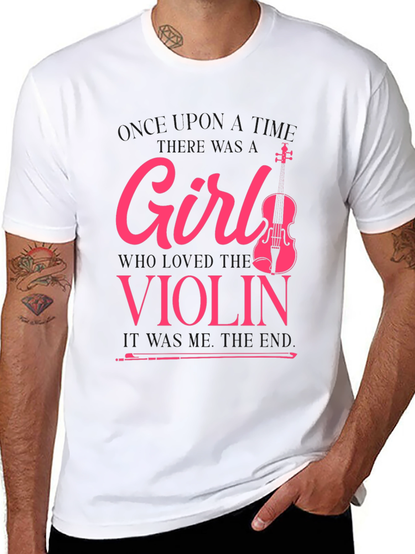 Girl Violin Lover T-Shirt - Music Gift