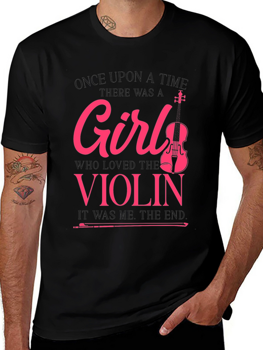 Girl Violin Lover T-Shirt - Music Gift