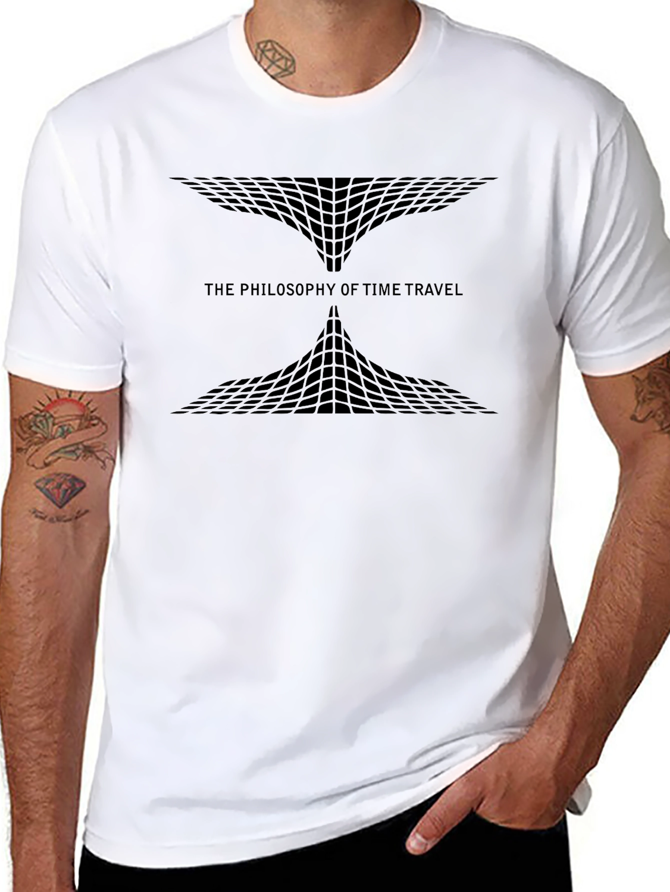 Philosophy of Time Travel T-Shirt - Black