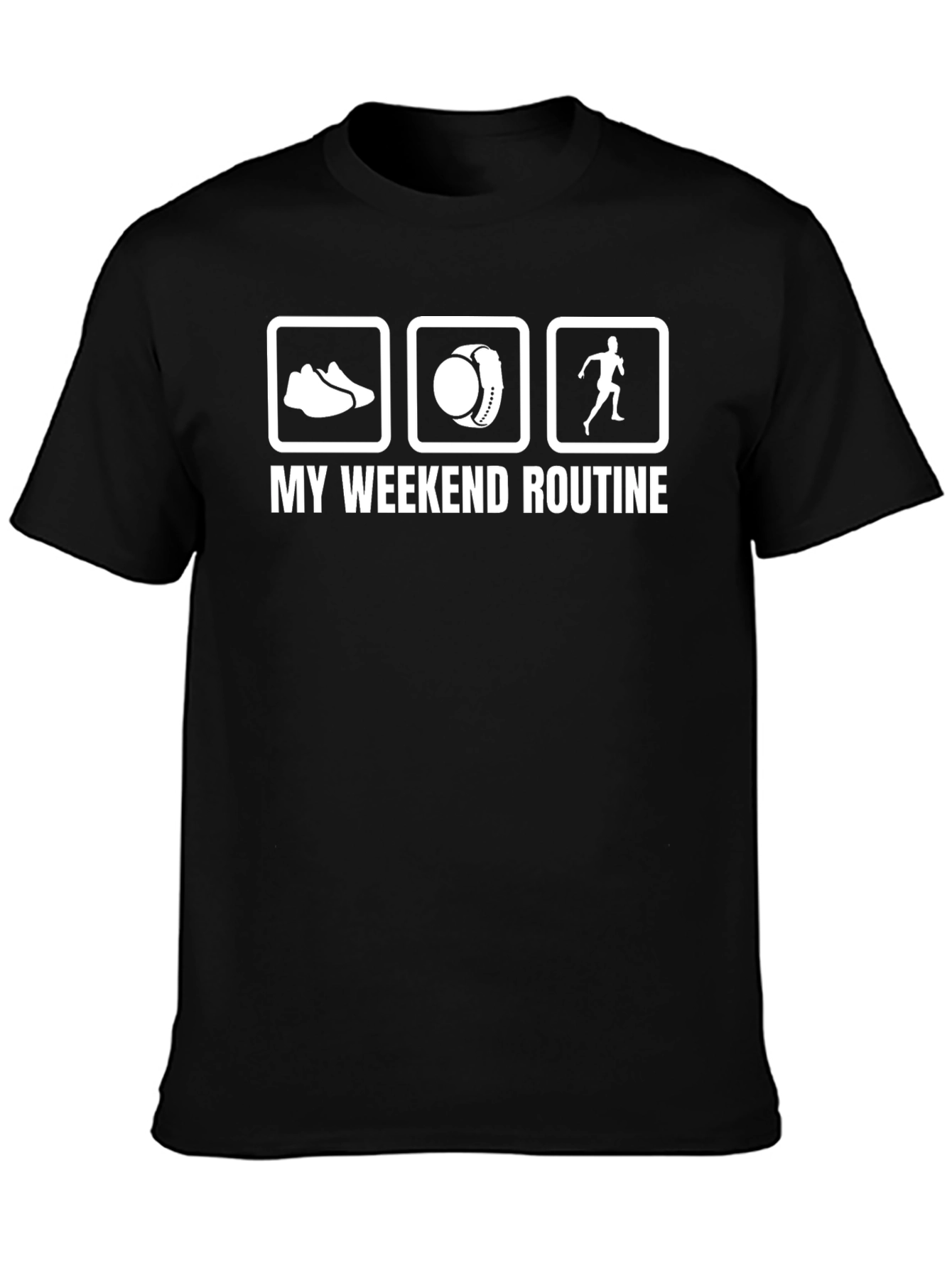 My Weekend Routine Graphic Tee - Workout Apparel