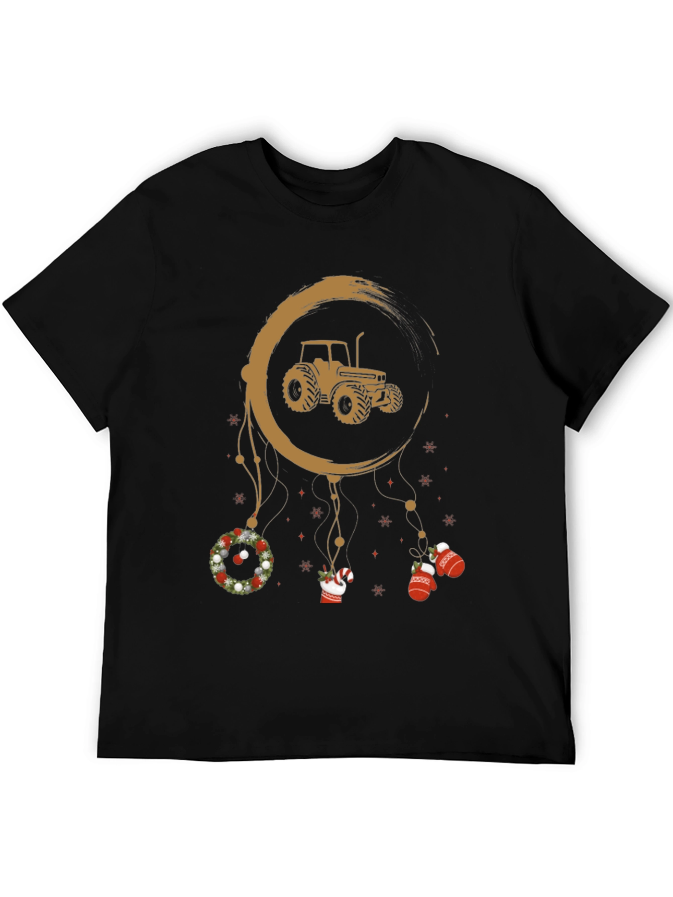 Tractor Christmas Dreamcatcher T-Shirt