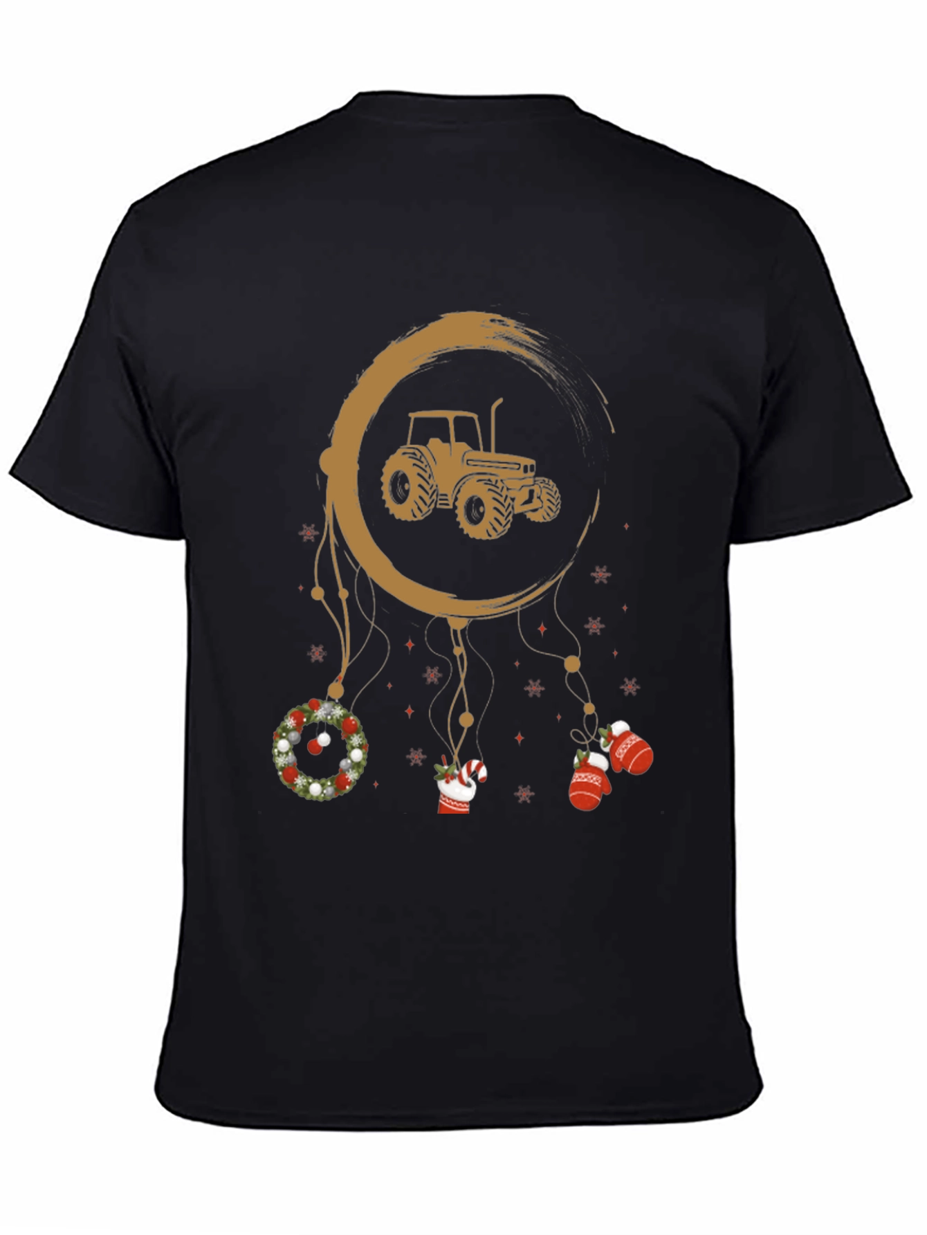 Tractor Christmas Dreamcatcher T-Shirt