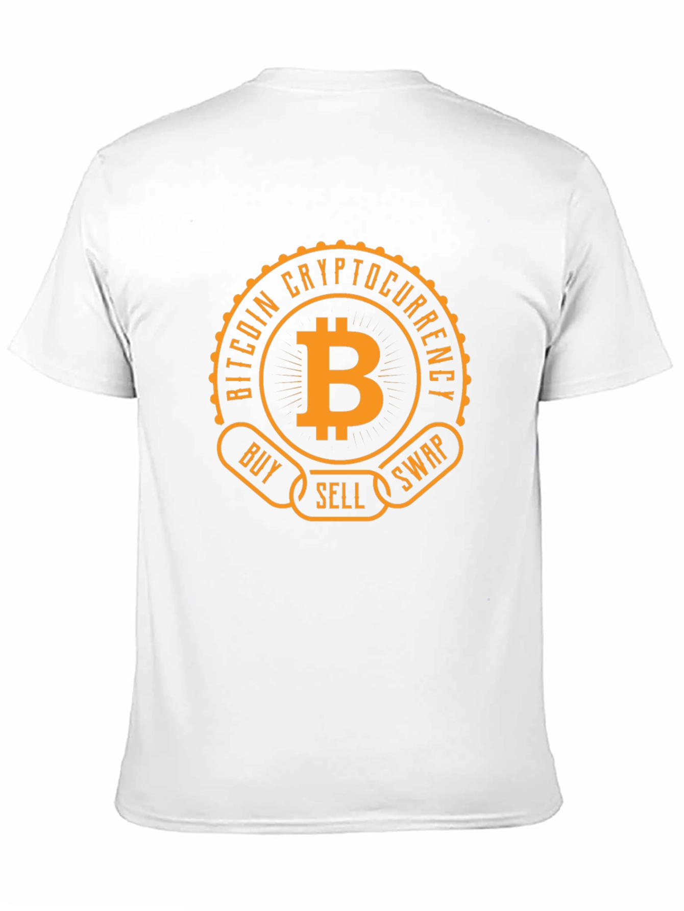 Bitcoin Cryptocurrency Black T-Shirt