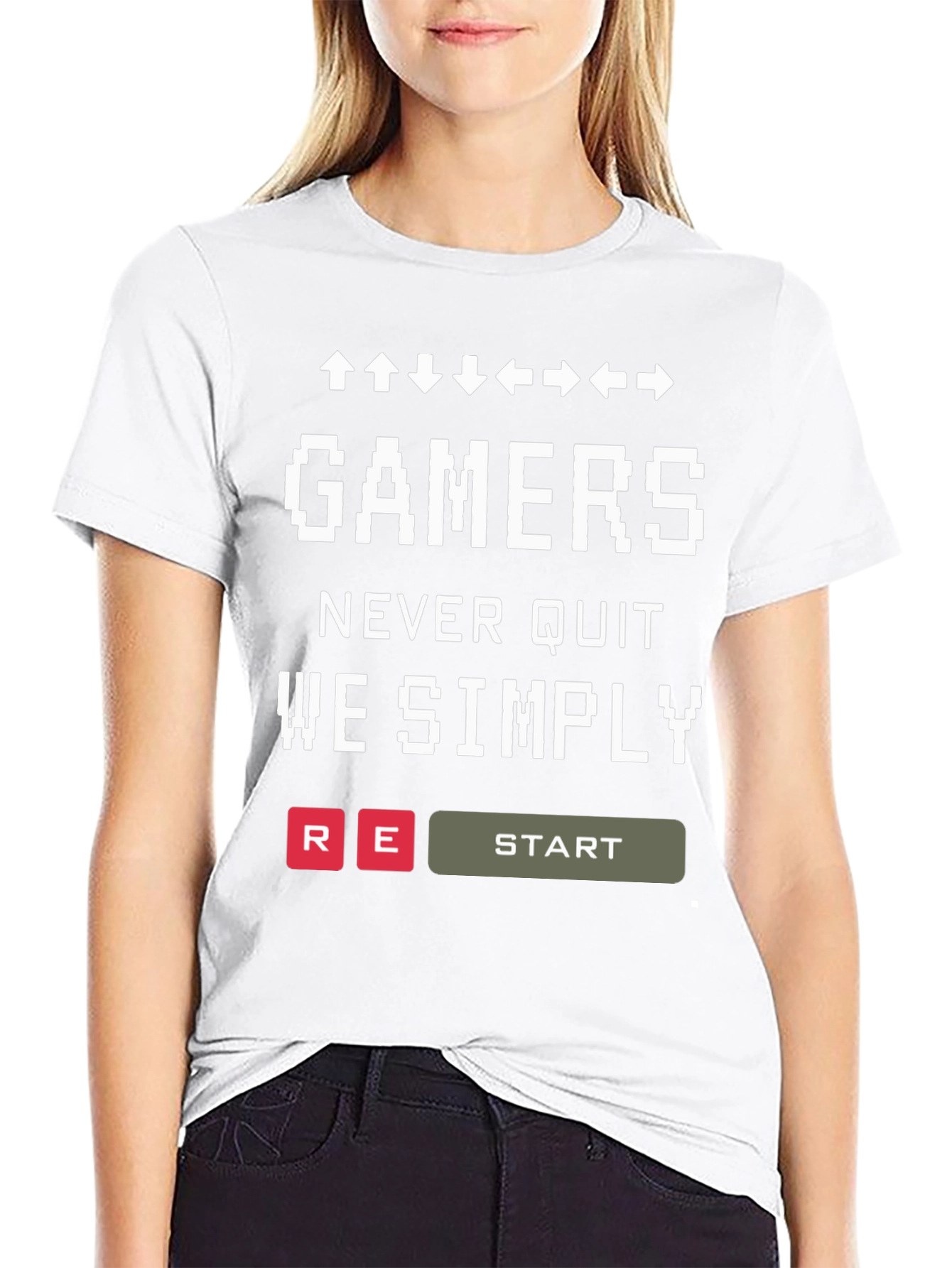 Gamers Never Quit T-Shirt - Retro Gaming Tee