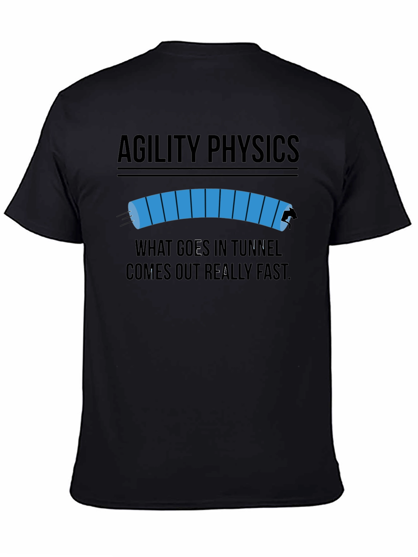 Agility Physics T-Shirt - Funny Dog Agility Tee