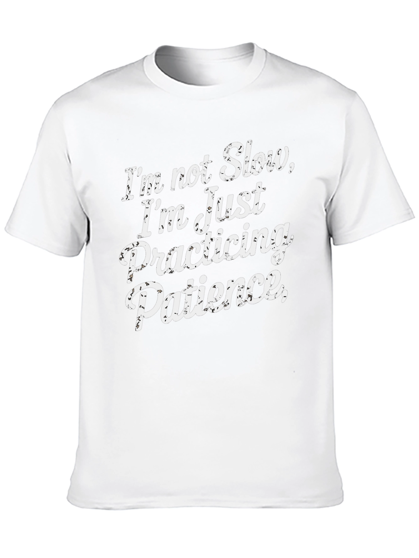 Funny Patience Quote Black T-Shirt
