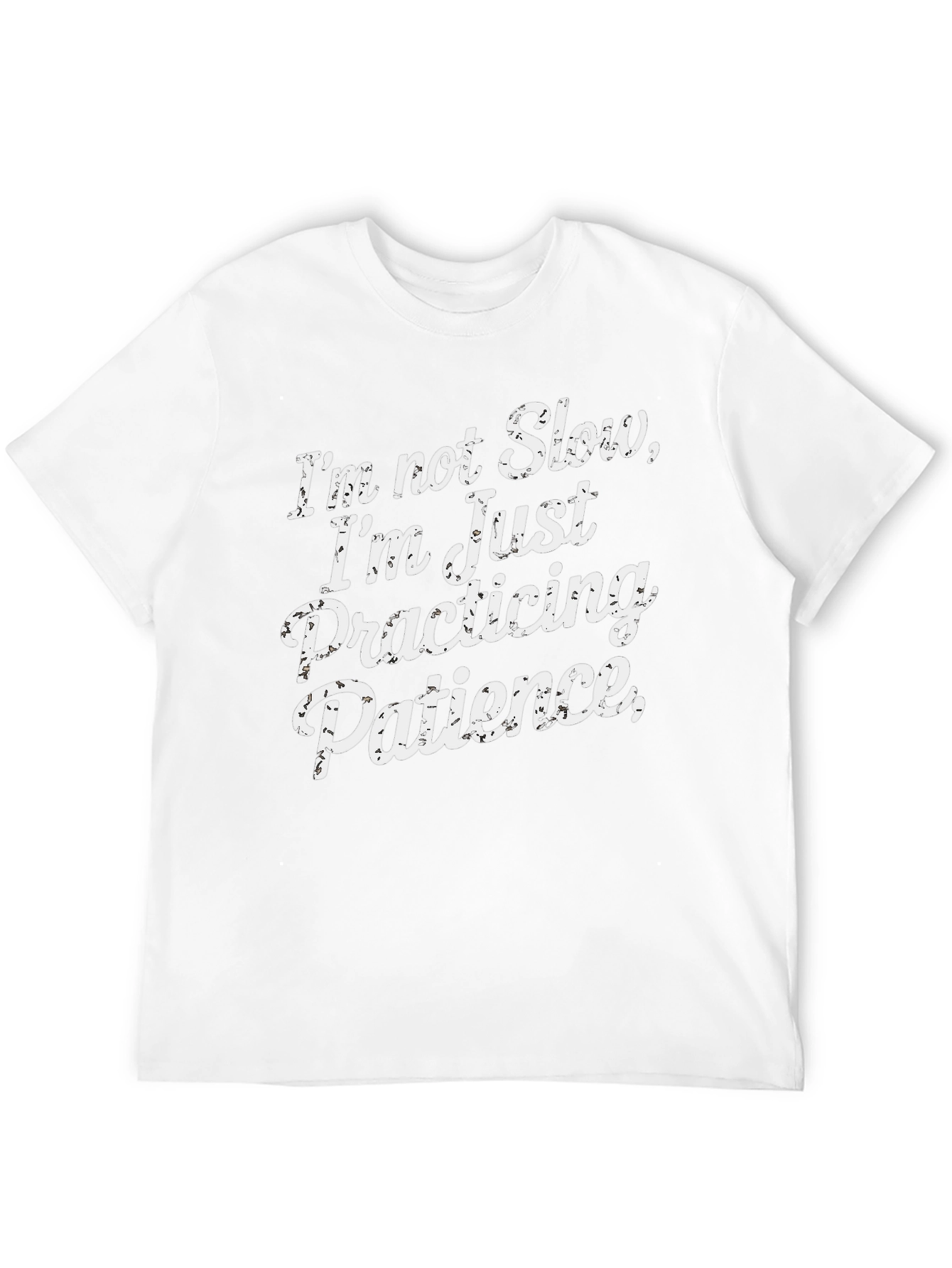 Funny Patience Quote Black T-Shirt