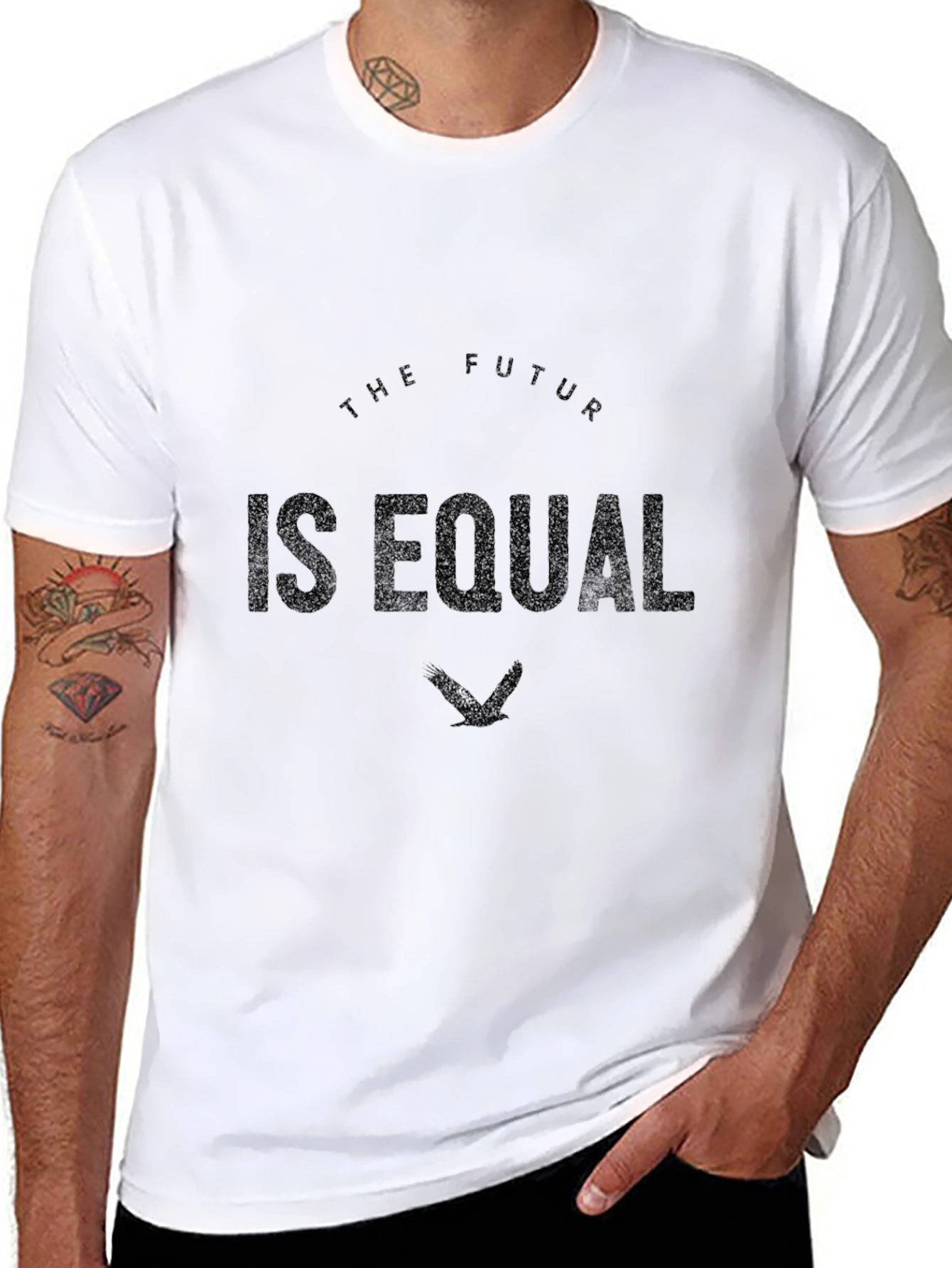 The Future is Equal Black T-Shirt