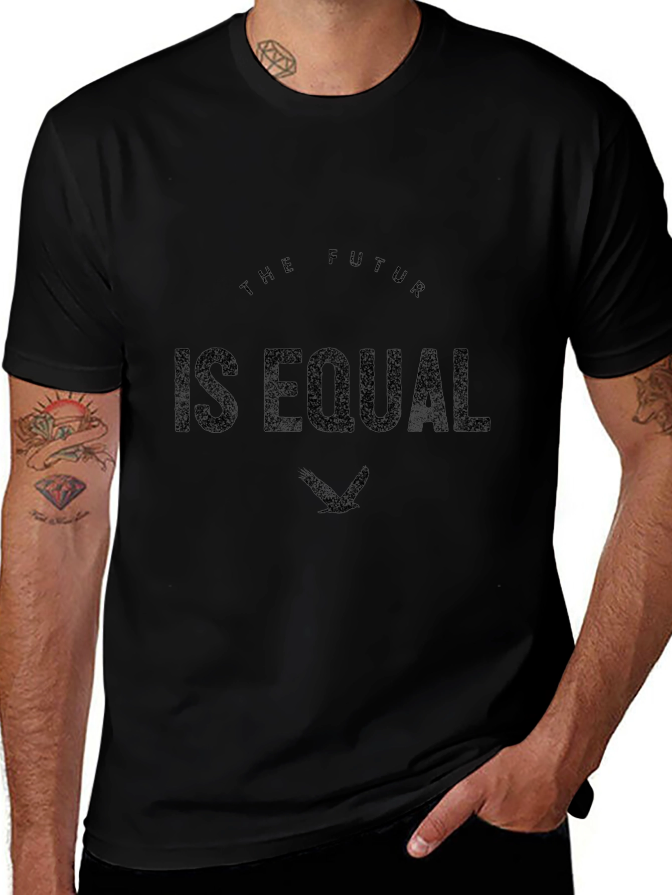 The Future is Equal Black T-Shirt