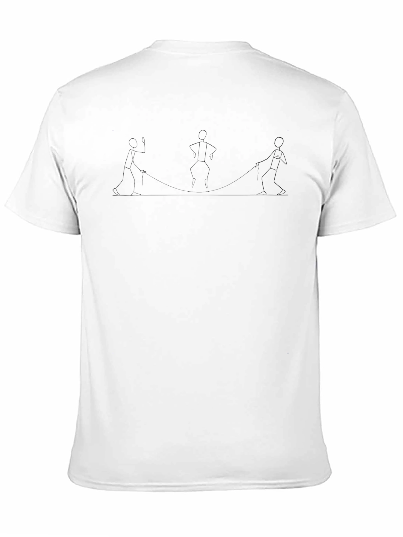 Balancing Act Graphic Tee - Black Cotton T-Shirt