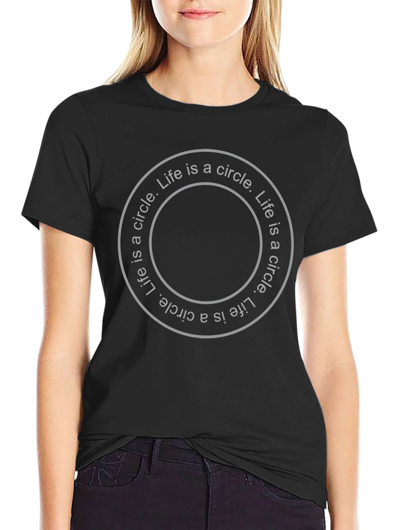Life is a Circle Graphic T-Shirt