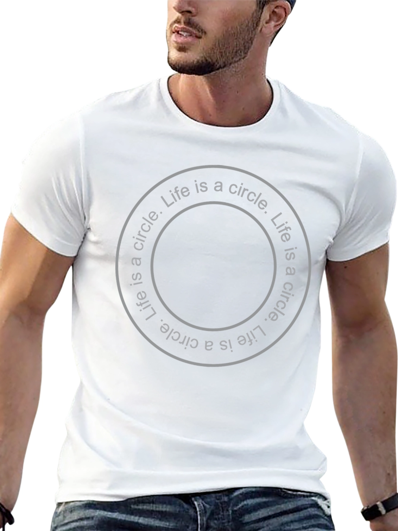 Life is a Circle Graphic T-Shirt