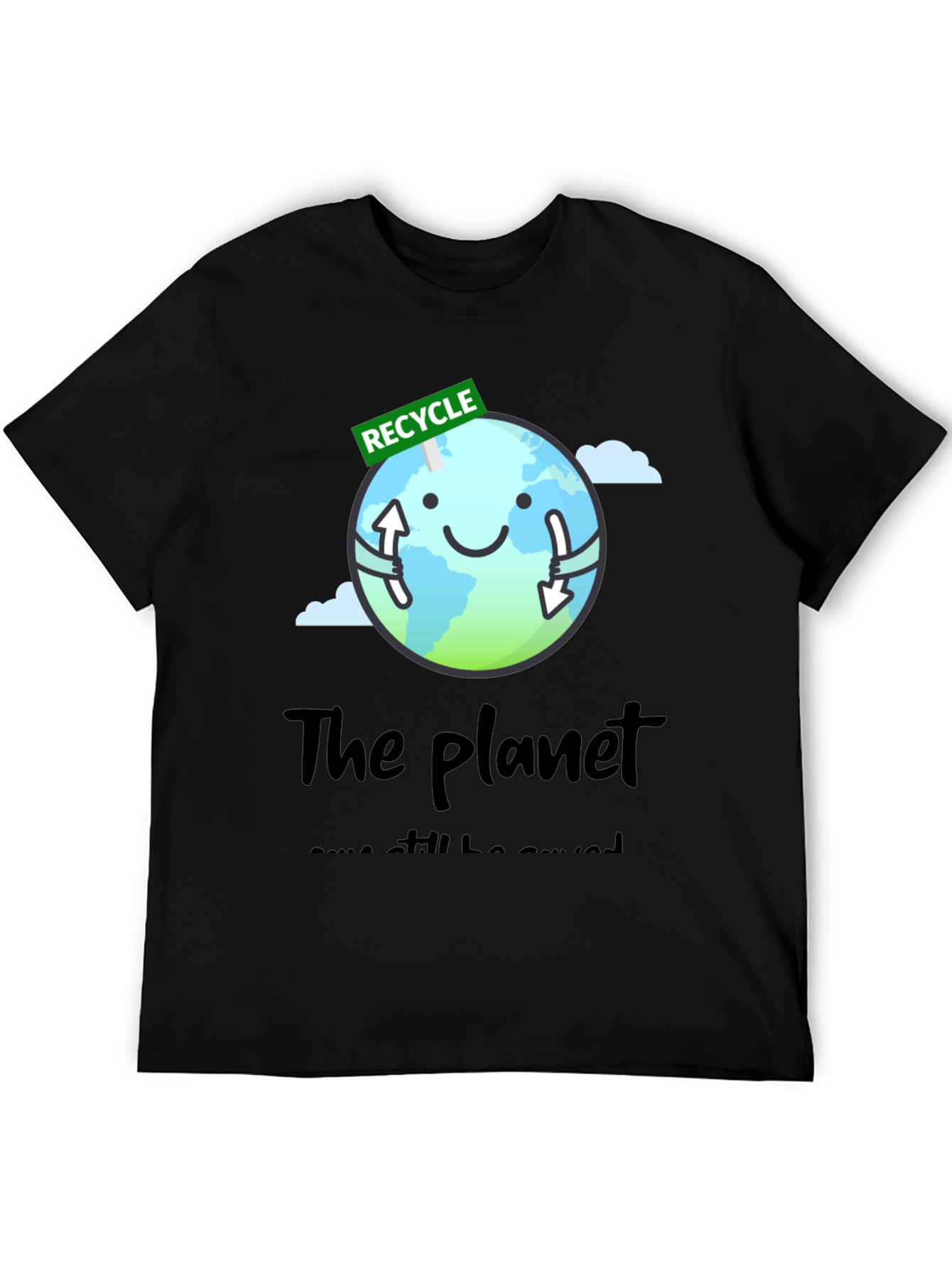 Eco-Friendly Recycle Earth Graphic Tee