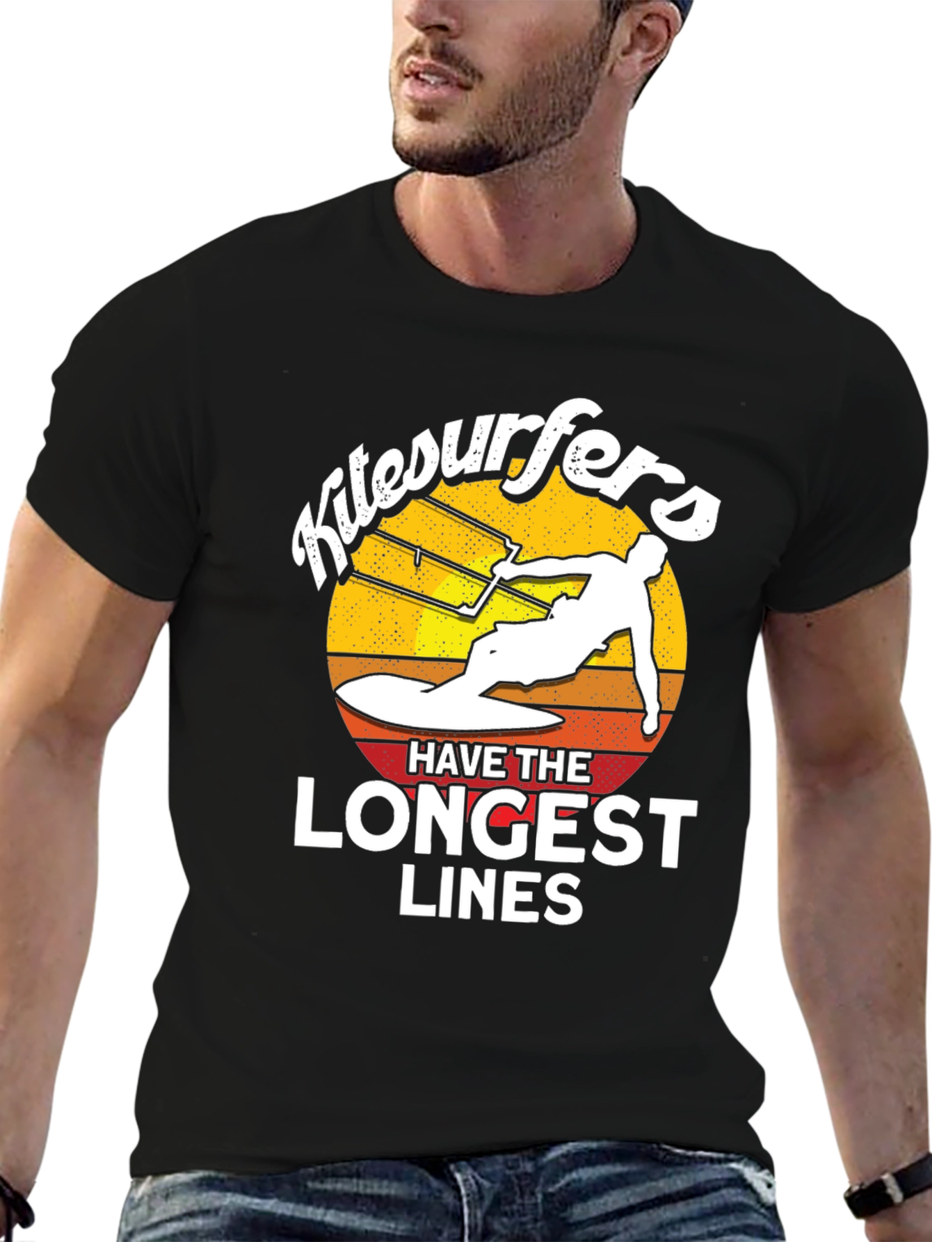 Kitesurfers Longest Lines Graphic T-Shirt