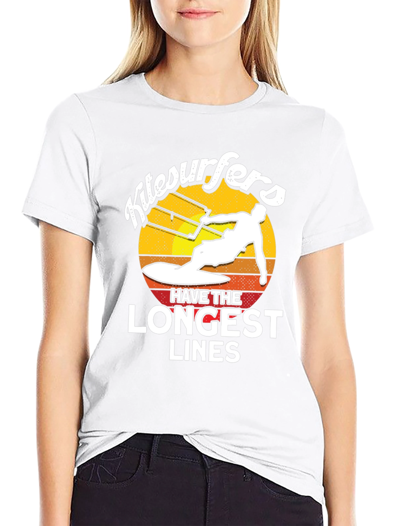 Kitesurfers Longest Lines Graphic T-Shirt