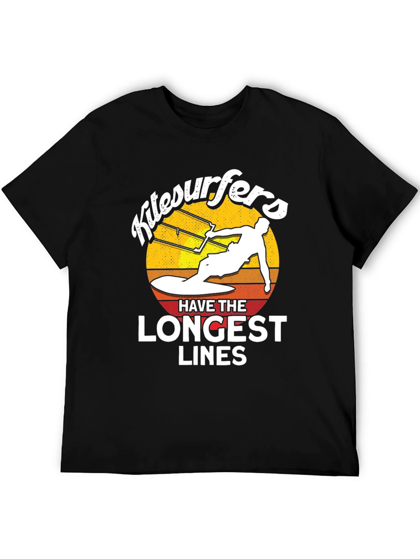 Kitesurfers Longest Lines Graphic T-Shirt