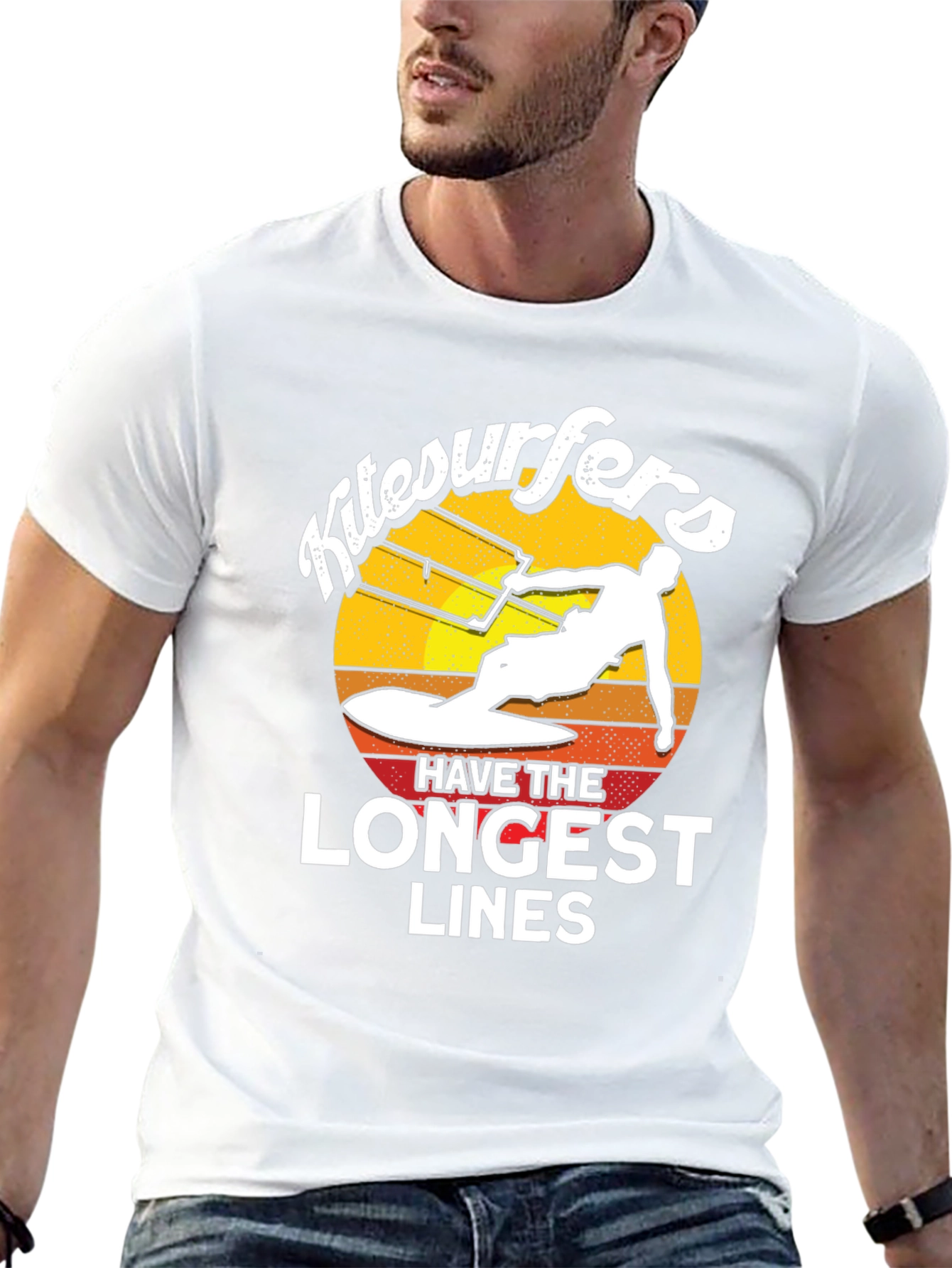Kitesurfers Longest Lines Graphic T-Shirt